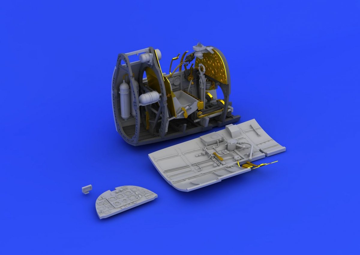 Eduard 648219 Spitfire Mk. I cockpit 1/48 (AIRFIX) – Bild 3