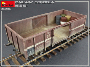 MiniArt 35296 RAILWAY GONDOLA 16,5-18t 1/35 – immagine 4