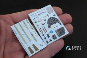 Quinta Studio QD32045 Bf 109G-10 3D-Printed &amp;amp; coloured Interior on decal paper (for Revell kit) 1/32 – Bild 3