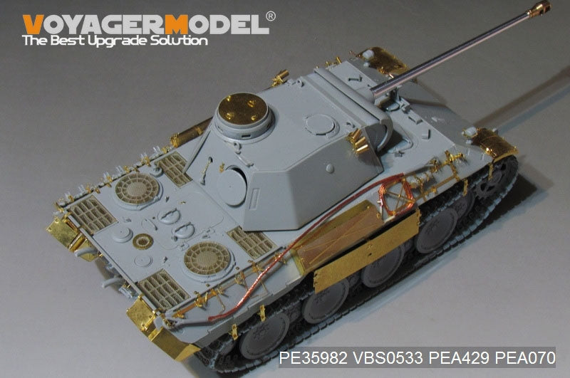 Voyager Model PE35982 WWII German Panther D Tank Early version Basic For TAKOM 2103 1/35 – Bild 5