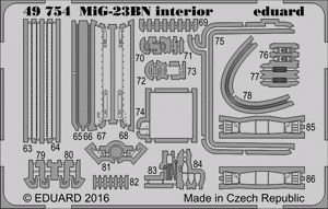 Eduard 49754 MiG-23BN interior 1/48 TRUMPETER – immagine 2
