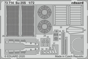 Eduard 73714 Su-35S 1/72 GREAT WALL HOBBY – immagine 2