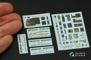 Quinta Studio QD48501 A-26C Invader 3D-Printed &amp;amp; coloured Interior on decal paper (ICM) 1/48 – Bild 4