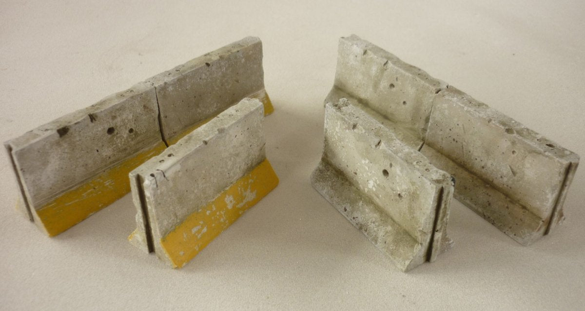 RT-Diorama 35267 Concrete barrier Set No.2 (6 pcs) 1/35 – image 4