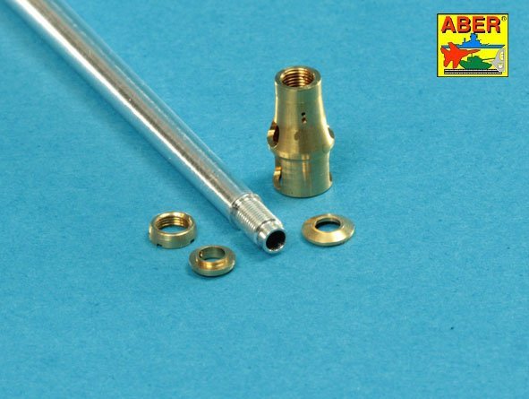 Aber 35L-241 7,5 cm barrel with muzzle brake for Panther Ausf.A 1/35