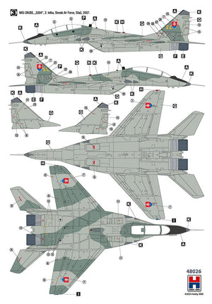 Hobby 2000 48026 MiG-29UB Czech &amp;amp; Slovak Air Force 1/48 – immagine 3