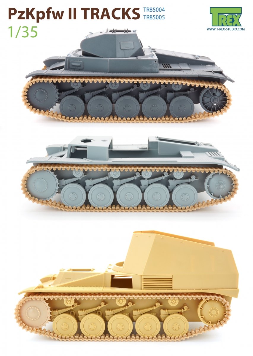T-Rex Studio TR85004 PzKpfw II Tracks Common Model 1/35 – image 5