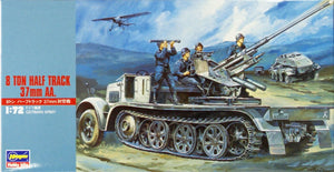 Hasegawa MT18 8 Ton Half Track 37mm AA 1/72