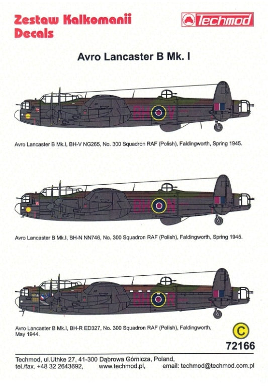 Techmod 72166 Avro Lancaster B Mk. I 1/72 – Bild 2