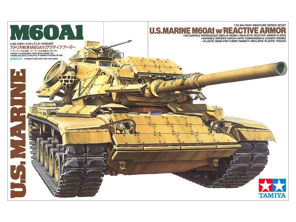 Tamiya 35157 U.S. M60A1 w/Reactive Armor 1/35 – imagen 2