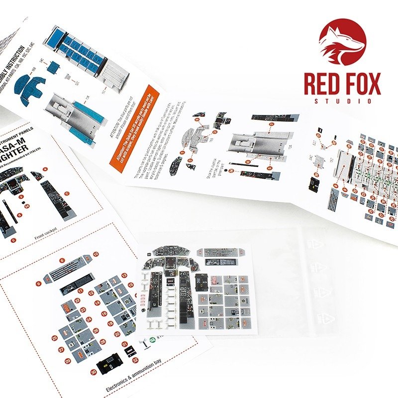 Red Fox Studio QS-32128 F-104S ASA M Starfighter (for Italeri kit) 1/32 – Bild 3