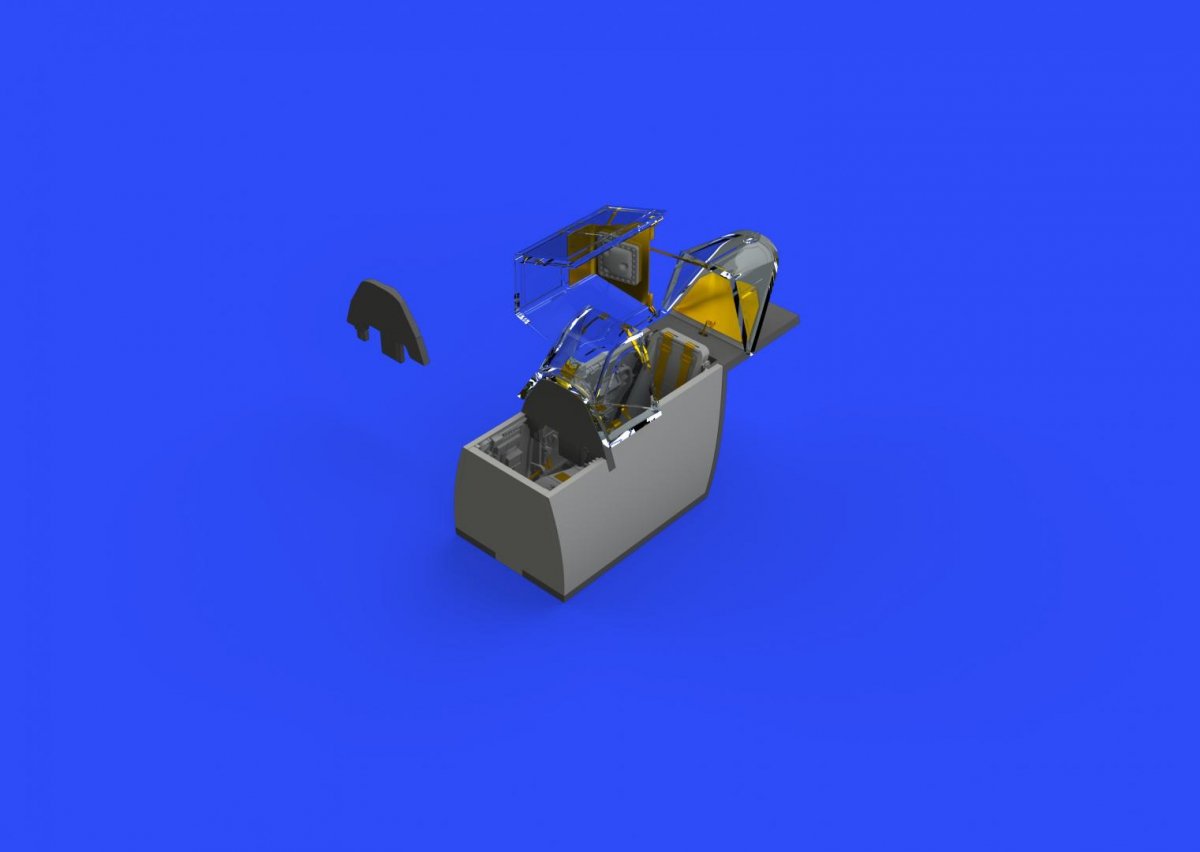 Eduard 648330 Bf 109F cockpit w/ early seat EDUARD 1/48 – immagine 3