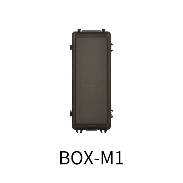 Boîte de rangement pour accessoires DSPIAE BOX-M1 en plastique noir 96 x 40 x 34 mm / Conteneur à accessoires 