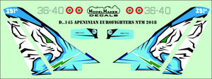 ModelMaker Decals D48145 Apeninian Eurofighters NTM 2018 1/48 – immagine 2