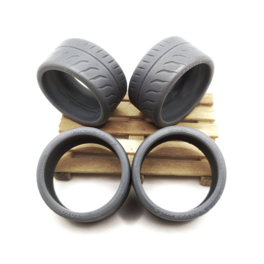 Yamamoto YMPRIM19 Semi Slick Tyres 18&amp;quot; Type 1 1/24 – immagine 2