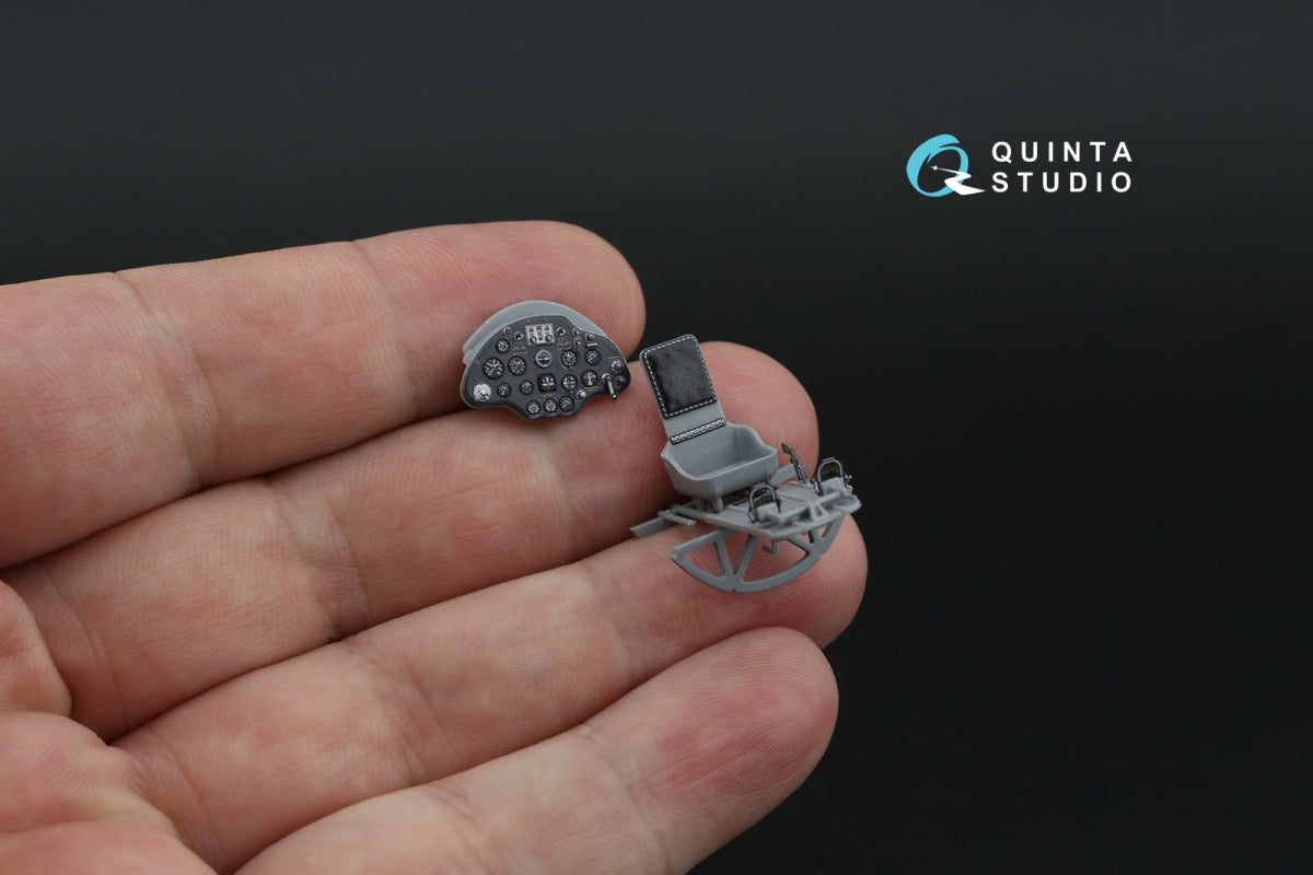 Quinta Studio QD48491 I-16 3D-Printed coloured Interior on decal paper (for Zvezda kit) 1/48 – imagen 4