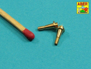 Aber R-44 Zestaw 2 anten VHF pojazdów NATO / Set of 2 NATO antennas with mount bases 1/35 – immagine 5