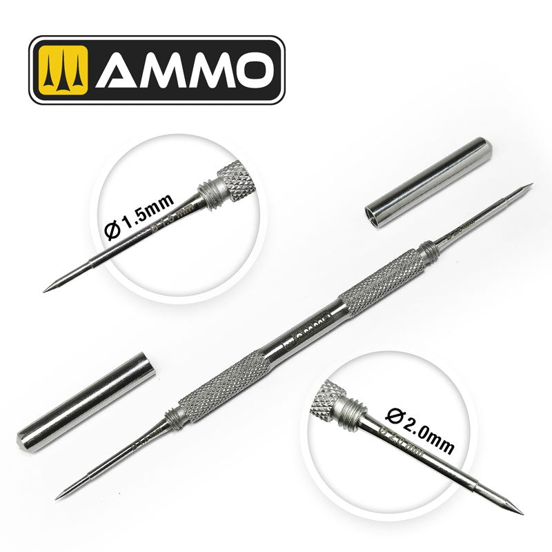 AMMO par Mig Jimenez 8549 Standard Scriber 1,5 mm 2 mm