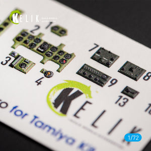 KELIK K72049 A6M3 ZERO - INTERIOR 3D DECALS FOR TAMIYA KIT 1/72 – imagen 3