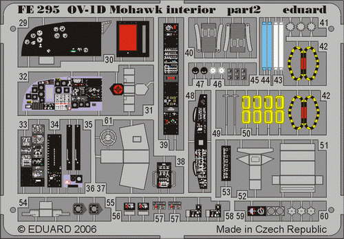 Eduard 49295 OV-1D interior 1/48 RODEN – Bild 2