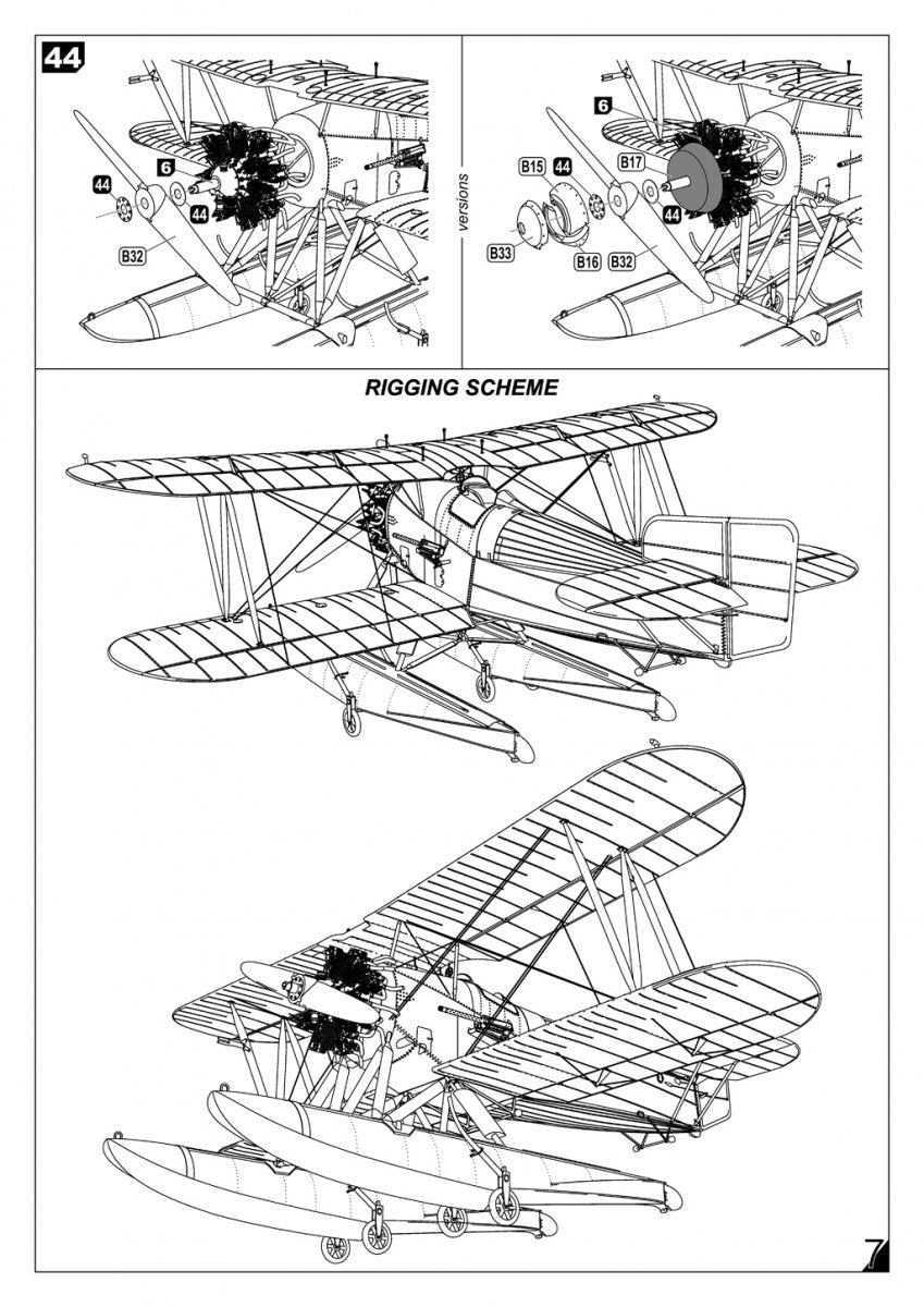 Armory Models 48004 Fairey Flycatcher British Interwar FAA Floatplane Fighter, Late (Metal) 1/48 – image 9