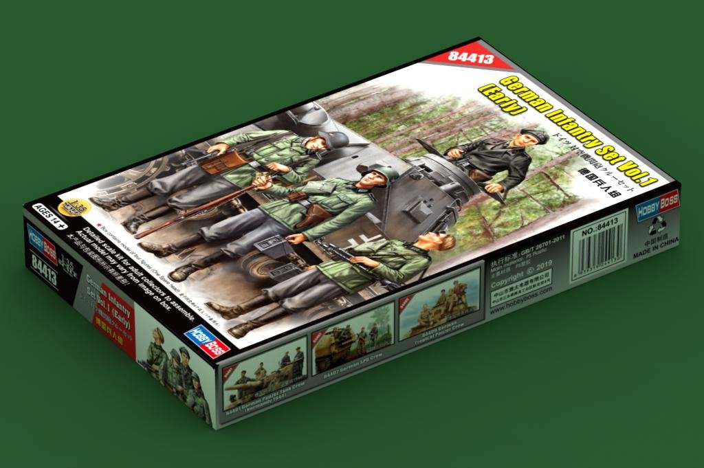 Hobby Boss 84413 German Infantry Set Vol.1 (Early) 1/35 – Bild 2