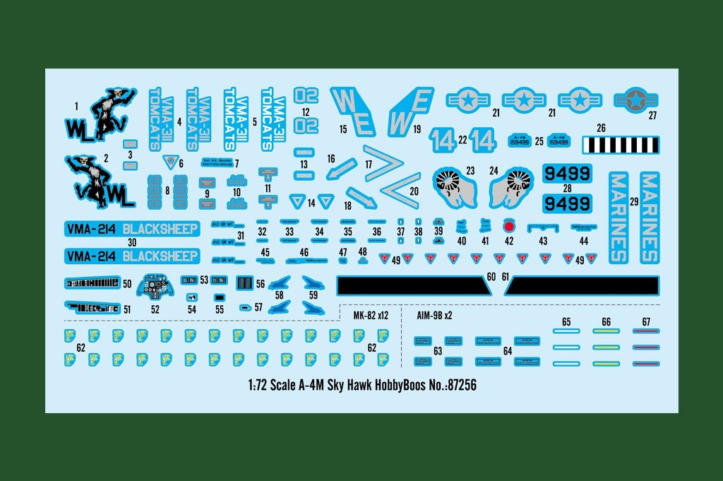Hobby Boss 87256 A-4M Sky Hawk 1/72 – immagine 3