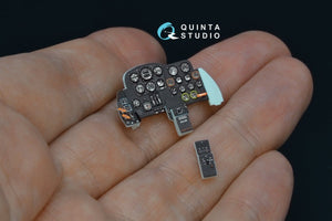 Quinta Studio QD32069 Me 262A 3D-Printed &amp;amp; coloured Interior on decal paper (Revell) 1/32 – immagine 2