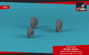 Armory Models AW72408 Hawker Hunter weighted wheels 1/72 – Bild 4