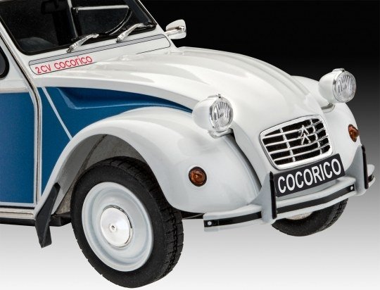 Revell 67653 Citroën 2 CV Cocorico Model Set 1/24 – immagine 4