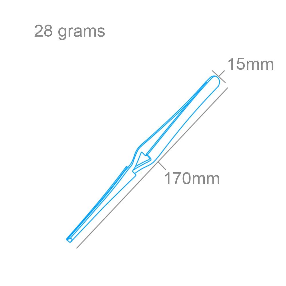 Modelcraft PTW1126 Straight Tip Reverse Action Blunt End Tweezers (160mm) – Bild 2