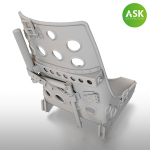 Art Scale Kit A48030 A6M Zero Seat Early with Starting Handle - ASK 3D Print 1/48 – imagen 2
