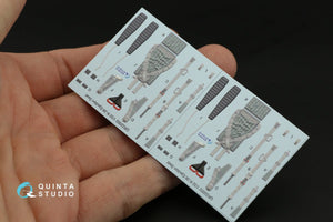 Quinta Studio QD32095 Su-30SM 3D-Printed &amp;amp; coloured Interior on decal paper (conversion for Trumpeter Su-30MKK ) 1/32 – imagen 10