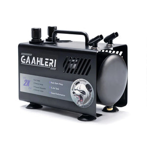 Gaahleri 43127 Dual Drive Series Airbrush Kit Compressor GT-918 – Bild 2