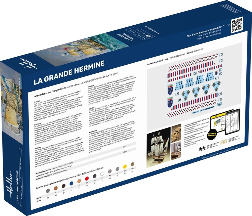 Heller 56841 Starter Kit - Le Grand Hermine 1/150 – immagine 4