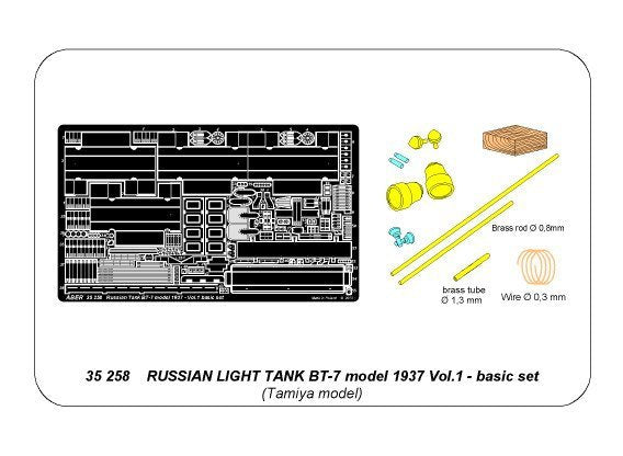 Aber 35258 BT-7 (1937) vol.1 - basic set 1/35 – immagine 7