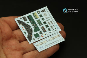 Intérieur coloré imprimé en 3D sur papier décalcomanie pour F4F-3 Wildcat (Trumpeter) de Quinta Studio QD32186, échelle 1/32  – image 5