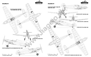 Kagero 7096 Messerschmitt Bf 109 T EN/PL – immagine 3