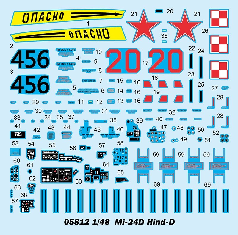 Trumpeter 05812 Mi-24D Hind-D 1/48 – zdjęcie 3