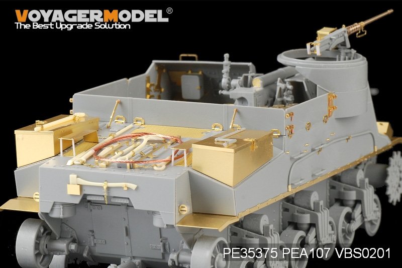 Voyager Model PE35375 WWII US M7 Priest Mid Production w/Ammunition case/telephone set for DRAGON 6637 1/35 – image 11