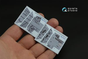 Quinta Studio QD32131 F/A-18D Early 3D-Printed &amp;amp; coloured Interior on decal paper (Academy) 1/32 – immagine 6