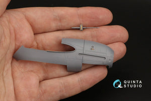 Quinta Studio QD48311 Bf 110C/D 3D-Printed &amp;amp; coloured Interior on decal paper (Eduard) 1/48 – imagen 11