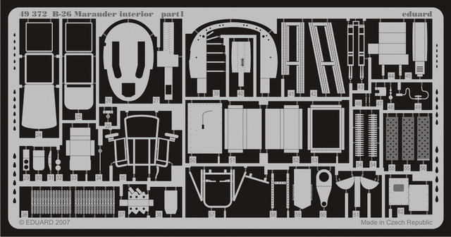 Eduard 49372 B-26 interior 1/48 Revell – Bild 2