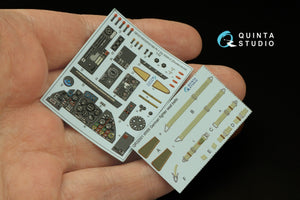Quinta Studio QD32165 Do 335A-0 3D-Printed &amp;amp; colored Interior on decal paper (Zoukei-mura) 1/32 – image 12