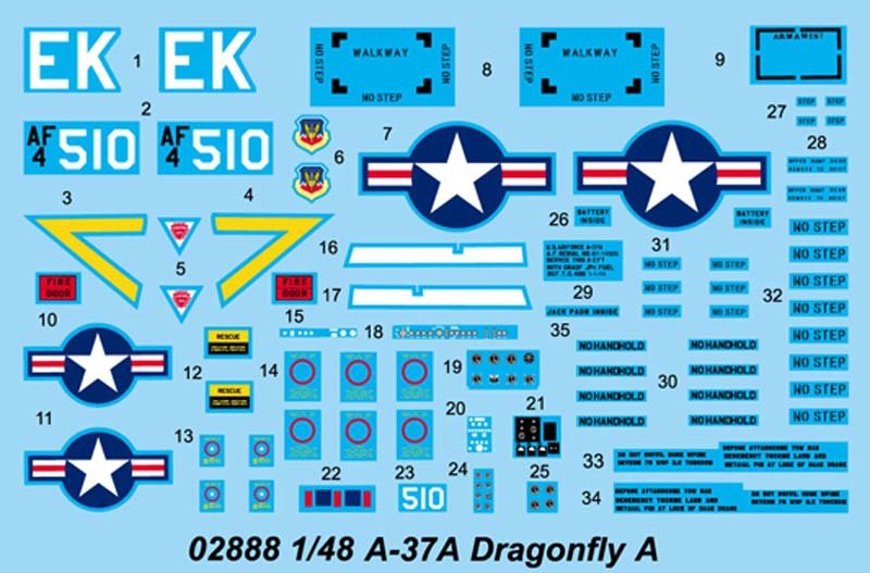 Trumpeter 02888 A-37A Dragonfly 1/48 – Bild 4