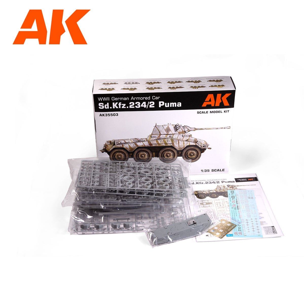 AK Interactive AK35503 SD.KFZ.234/2 PUMA 1/35 – image 3
