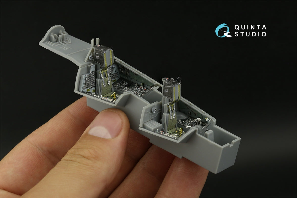 Quinta Studio QD48405 F-14D 3D-Printed &amp;amp; coloured Interior on decal paper (Hobby Boss) 1/48 – immagine 10