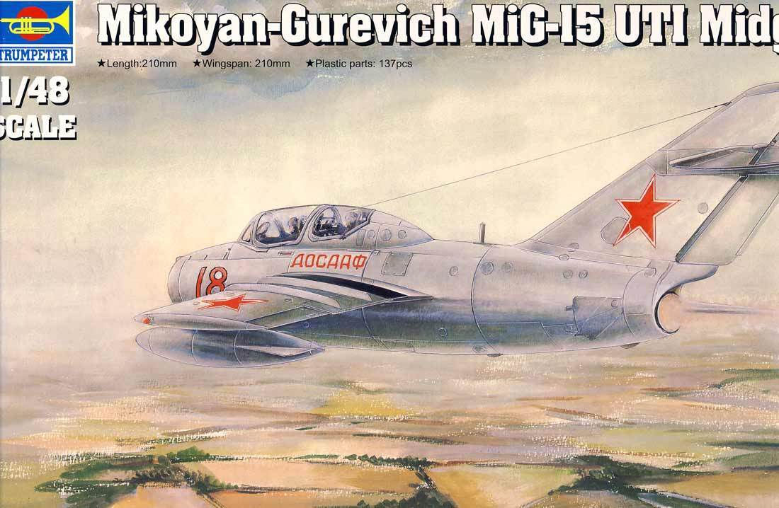 Trumpeter 02805 Mikoyan-Gurevich MiG-15 UTI Midget 1/48