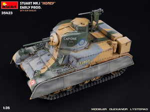 MiniArt 35423 Stuart Mk.I “Honey” Early Prod. w/Sun Shields 1/35 – immagine 10