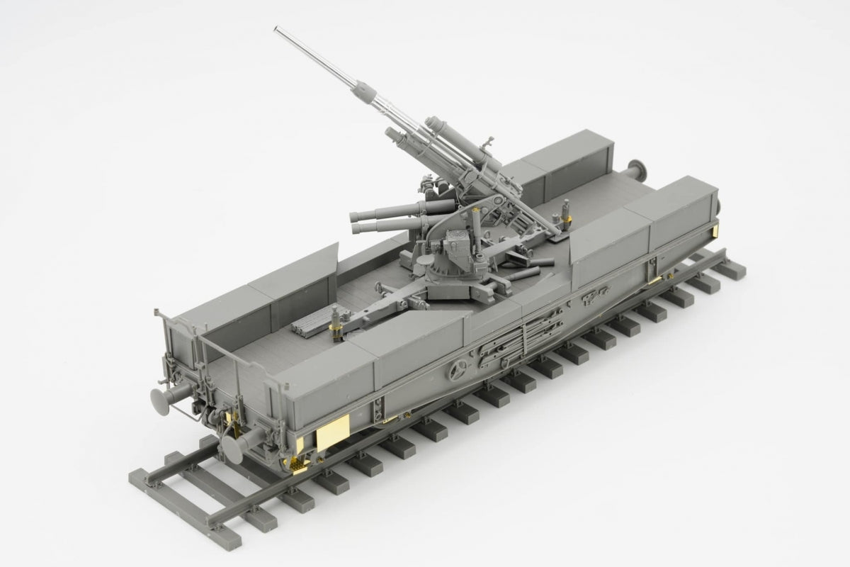 Border Model BT-044 German 88mm Gun Flak 36 w/SSys Wagon 1/35 – immagine 8